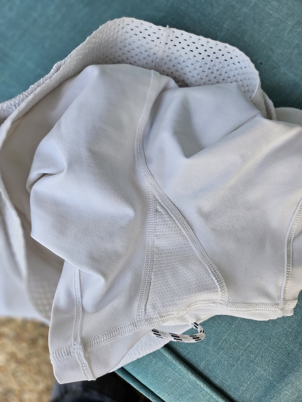 Athleta Crest Skort Womens 0 White Ripstop 15" Stretch Tennis Pickleball Skirt - Picture 7 of 10